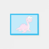 Schattigee illustratie van het monster van Loch Ne Post-it® Notes (Voorkant)