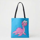 Schattigee illustratie van het monster van Loch Ne Tote Bag (Voorkant)