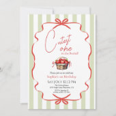 Schattigee in de Bushel eerste verjaardagsuitnodig Bedankkaart (Voorkant)