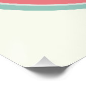 Schattigee in een meloen watermeloen perfect poster (Hoek)