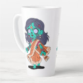 Schattigee Indiase zombie Latte Mok (Linkerhoek)