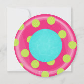 Schattigee Inner Tube Floatie Summer Pool Party Kaart (Achterkant)