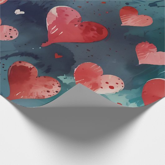 Schattigee inpakpapier harten (Hoek)