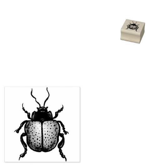 Schattigee insectenliefhebber rubberstempel (Gestempeld)