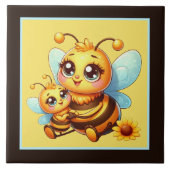 Schattigee insectenliefhebbers tegeltje (Voorkant)