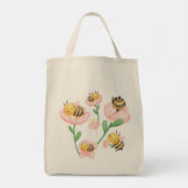 Schattigee Inspirerend Bijen Kind - Terugspoelen | Tote Bag (Achterkant)