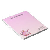 Schattigee Inspirerend met de hand geïllustreerde  Notitieblok (Schuin)