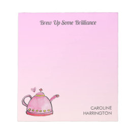 Schattigee Inspirerend met de hand geïllustreerde  Notitieblok