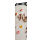 Schattigee Inspirerend Quote Thermische Tumbler Thermosbeker (Gedraaid links)
