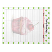 Schattigee inventarislijst van kersenpantry's notitieblok (Voorkant)