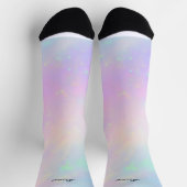 Schattigee iriserende stof sokken (Top)