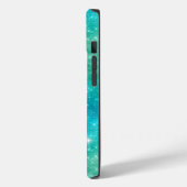 Schattigee iriserende turquoise zeemeermin faux gl Case-Mate iPhone case (Achterkant / Links)