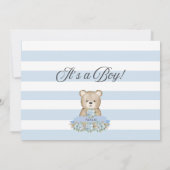 Schattigee islamitische geboorteaankondiging van b aankondiging (Achterkant)