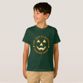 Schattigee Jack-O-Lantern Carving Crew Halloween T T-shirt (Voorkant volledig)
