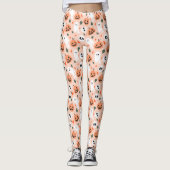 Schattigee Jack-O-Lantern & Ghost Pattern Leggings (Voorkant)