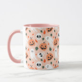 Schattigee Jack-O-Lantern & Ghost Pattern Mok (Links)