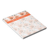 Schattigee Jack-O-Lantern & Ghost Pattern Notitieblok (Schuin)