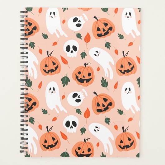Schattigee Jack-O-Lantern & Ghost Pattern Planner (Voorkant)