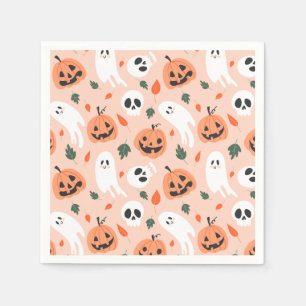 Schattigee Jack-O-Lantern & Ghost Pattern Servet