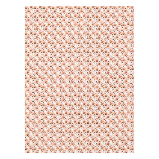 Schattigee Jack-O-Lantern & Ghost Pattern Tafelkleed (Voorkant)