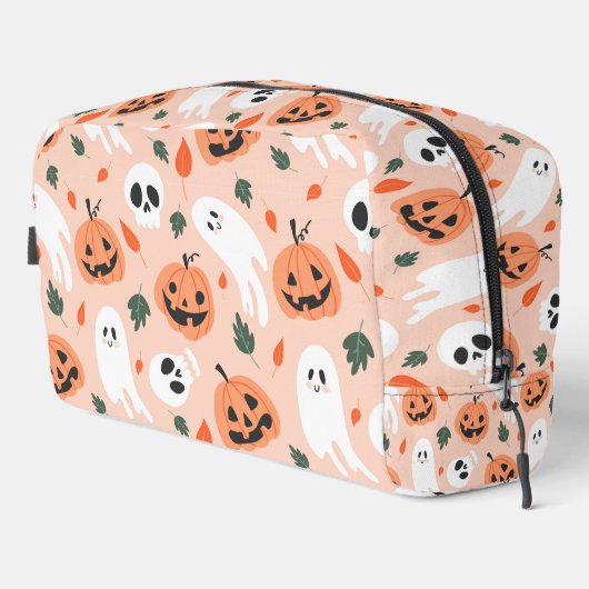 Schattigee Jack-O-Lantern & Ghost Pattern Toilettasje (Rechterhoek)