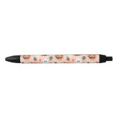 Schattigee Jack-O-Lantern & Ghost Pattern Zwarte Inkt Pen (Voorkant)
