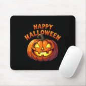 Schattigee Jack O'lantern Pumpkin Happy Halloween Muismat (Met muis)