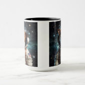 Schattigee Jack Russell Terrier-astronaut Mok (Midden)