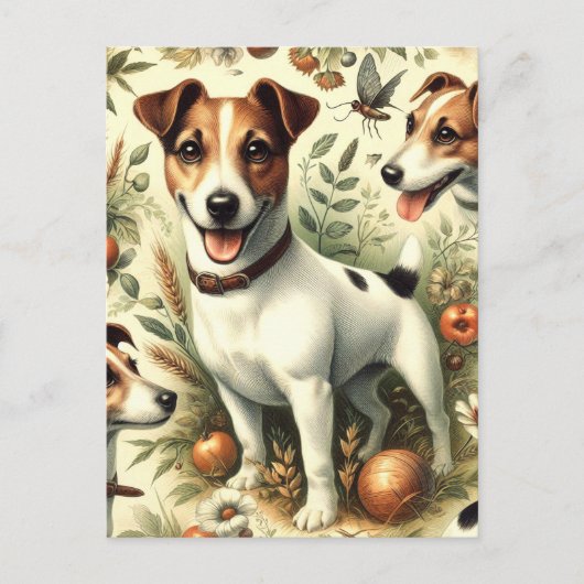 Schattigee Jack Russell Terrier Briefkaart (Voorkant)
