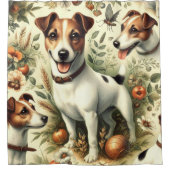 Schattigee  Jack Russell Terrier Douchegordijn (Voorkant)