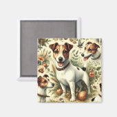 Schattigee  Jack Russell Terrier Magneet (Voorkant / Achterkant)
