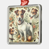 Schattigee  Jack Russell Terrier Metalen Ornament (Links)
