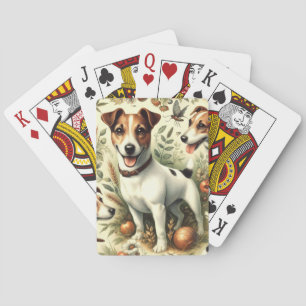 Schattigee Jack Russell Terrier Pokerkaarten