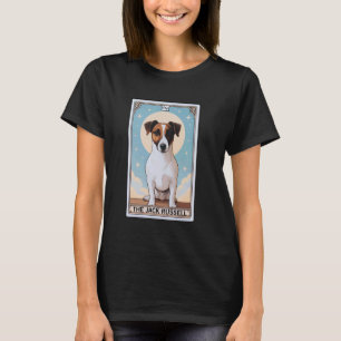 Schattigee Jack Russell Terrier Tarot Kaart Moon M T-shirt