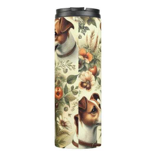 Schattigee  Jack Russell Terrier Thermosbeker (Achterkant)