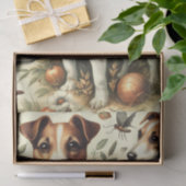 Schattigee Jack Russell Terrier Tissuepapier (Geschenk)