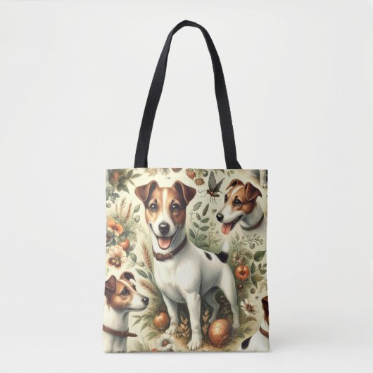 Schattigee Jack Russell Terrier Tote Bag (Voorkant)