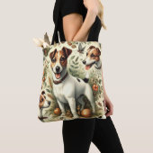 Schattigee Jack Russell Terrier Tote Bag (Dichtbij)