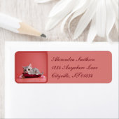 Schattigee Januari Kat met Anjers Etiket (Insitu)