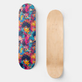 Schattigee Japanse Anime Manga Pattern Skateboard (Voorkant)