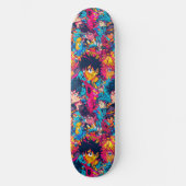 Schattigee Japanse Anime Manga Pattern Skateboard (Voorkant)