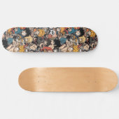 Schattigee Japanse Anime Manga Pattern Skateboard (Horizontaal)