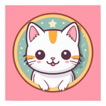 Schattigee japanse kat kawaii kitten