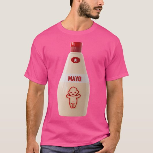 Schattigee Japanse Mayo in 3D T-shirt (Voorkant)