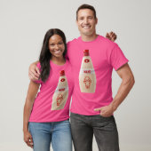 Schattigee Japanse Mayo in 3D T-shirt (Unisex)