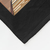 Schattigee Japanse Ramen Cat The Great Wave Fleece Deken (Hoek)