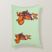 Schattigee japanse samoerai-eekhoorn accent kussen (Voorkant(Verticaal))
