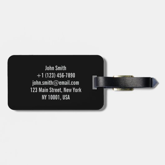 Schattigee Japanse Sojasaus Reizen Bagagelabel (Achterkant horizontaal)