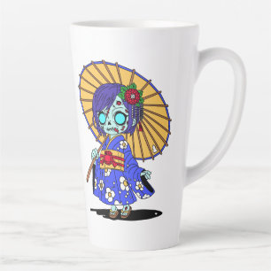 Schattigee Japanse zombie Latte Mok