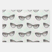 Schattigee jaren '50, Retropatroon Inpakpapier Vel (Voorkant 3)